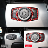 Mustang 2015-2023 Carbon Fiber Car Headlight Switch Cover Decal