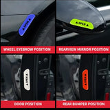 4pcs/Set Car Door Reflective Sticker For Ford Mustang