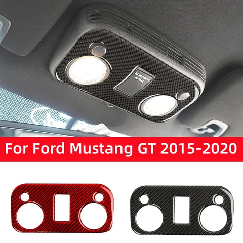 Mustang 2015-2023 Carbon Fiber Interior Car Roof Light Panel Decal