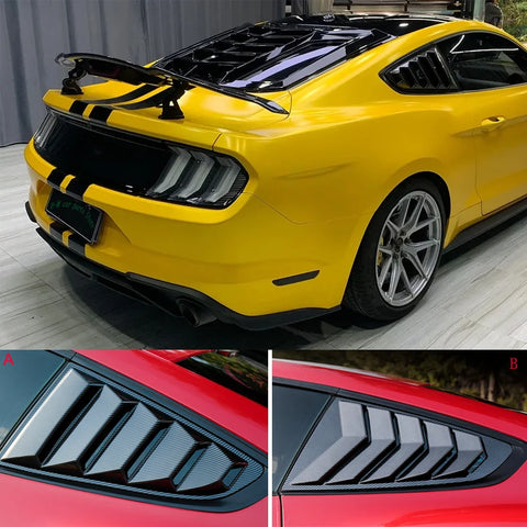 Mustang Rear Side Window Louvers