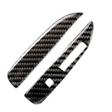 Carbon Fiber Gear Shift Panel Decal Cover Ford Mustang 2015-17