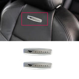 (2 PACK) Mustang Metal Seat Badge