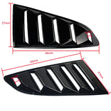 Mustang Rear Side Window Louvers