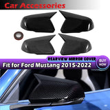 Carbon Fiber Mustang Mirror Cover For Ford Mustang 2015-2022