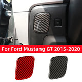 Mustang 2015-2023 Carbon Fiber Car Main Driver Storage Box Decal