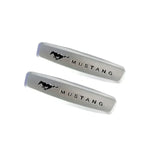 (2 PACK) Mustang Metal Seat Badge