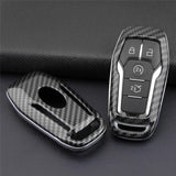 Carbon Fiber Key Cover Protector Case for Ford Mustang (Hard Shell)