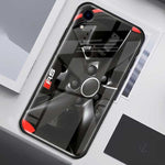 Wheel Tempered Glass Case for Iphone